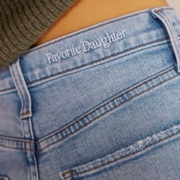 Favorite Daughter The Valentina Super High Rise Ankle Jeans Women's 27 Blue - Picture 2 of 14